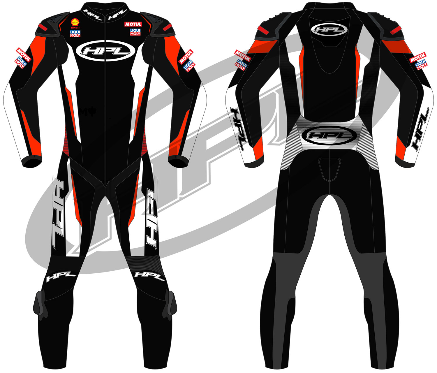 HPL Moto leather Suit